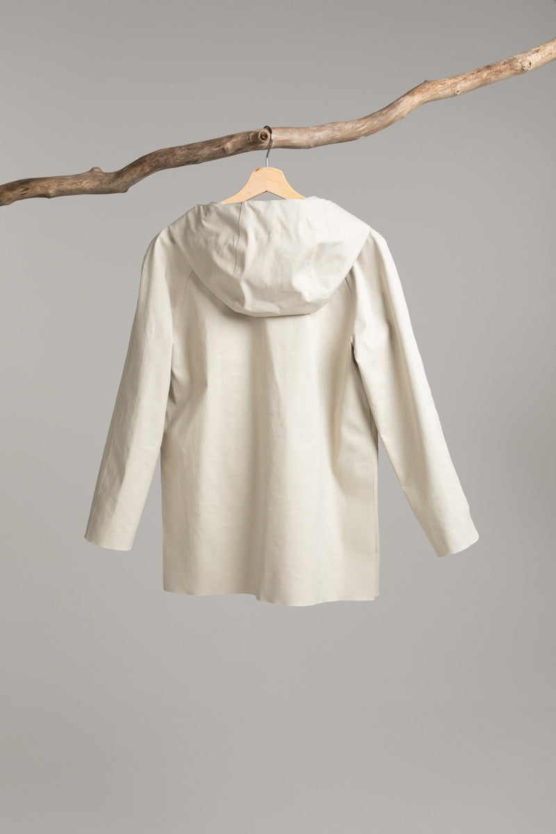 Hooded Jacket | Mastic / Globe Print