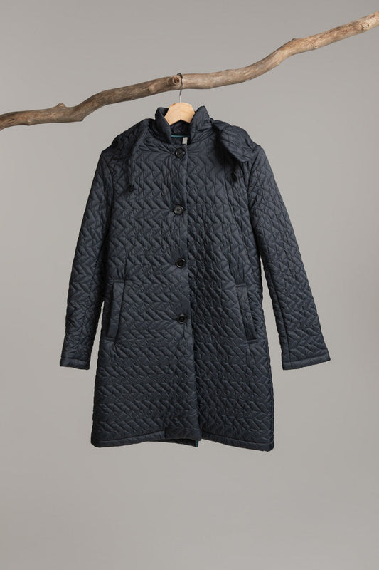 Quilted Parka | Black