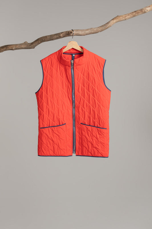 Gilet | Red – Handmade in Scotland, Hancock Archive
