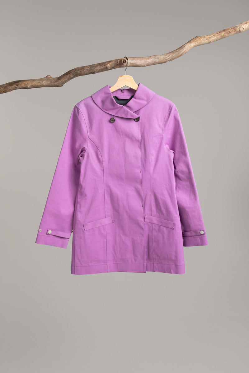 Double Breasted Coat | Purple – Handmade in Scotland, Hancock Archive